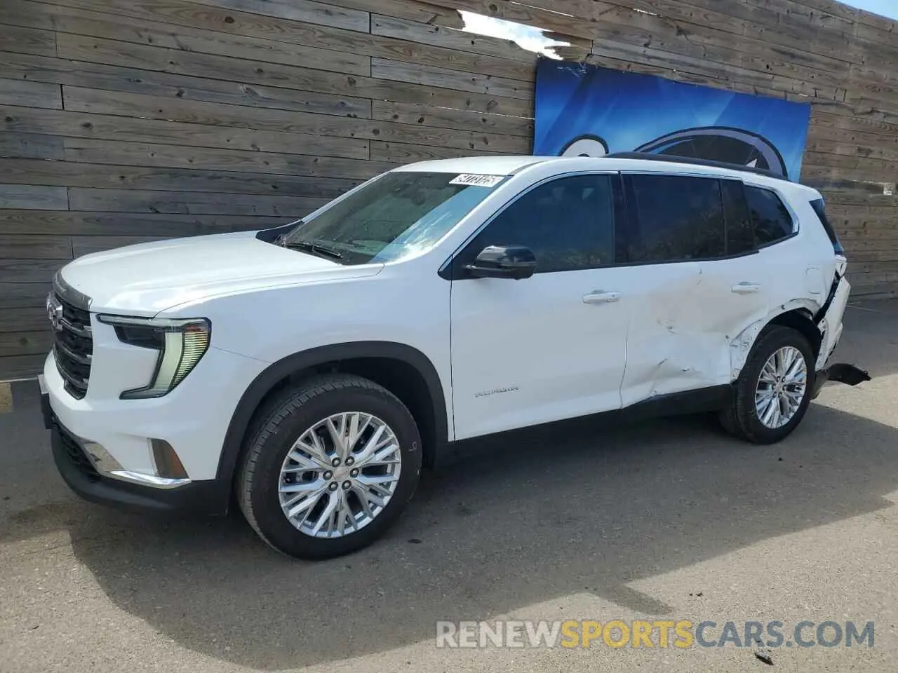 1 Photograph of a damaged car 1GKENNKS4RJ203861 GMC ACADIA UPL 2024