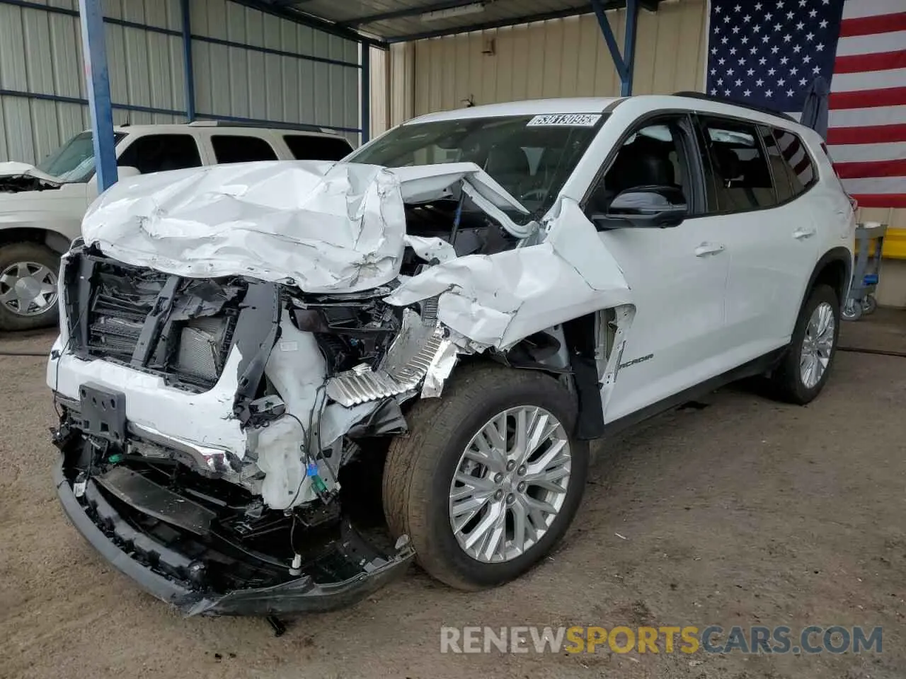 1 Photograph of a damaged car 1GKENNKS6RJ199473 GMC ACADIA UPL 2024