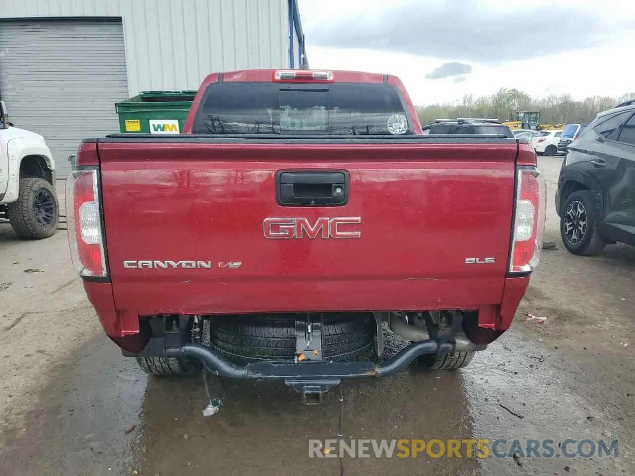 6 Photograph of a damaged car 1GTG6CEN8K1229221 GMC CANYON 2019