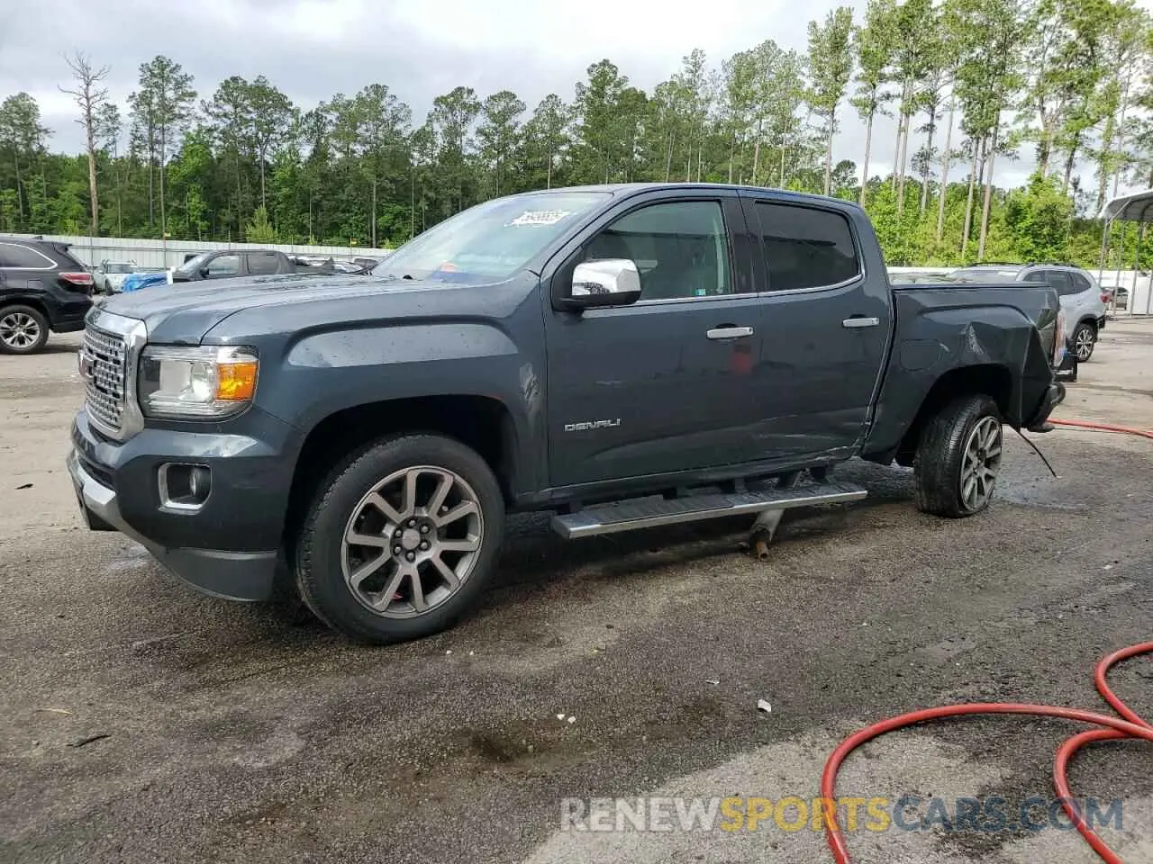 1 Photograph of a damaged car 1GTG6EEN6K1272872 GMC CANYON 2019