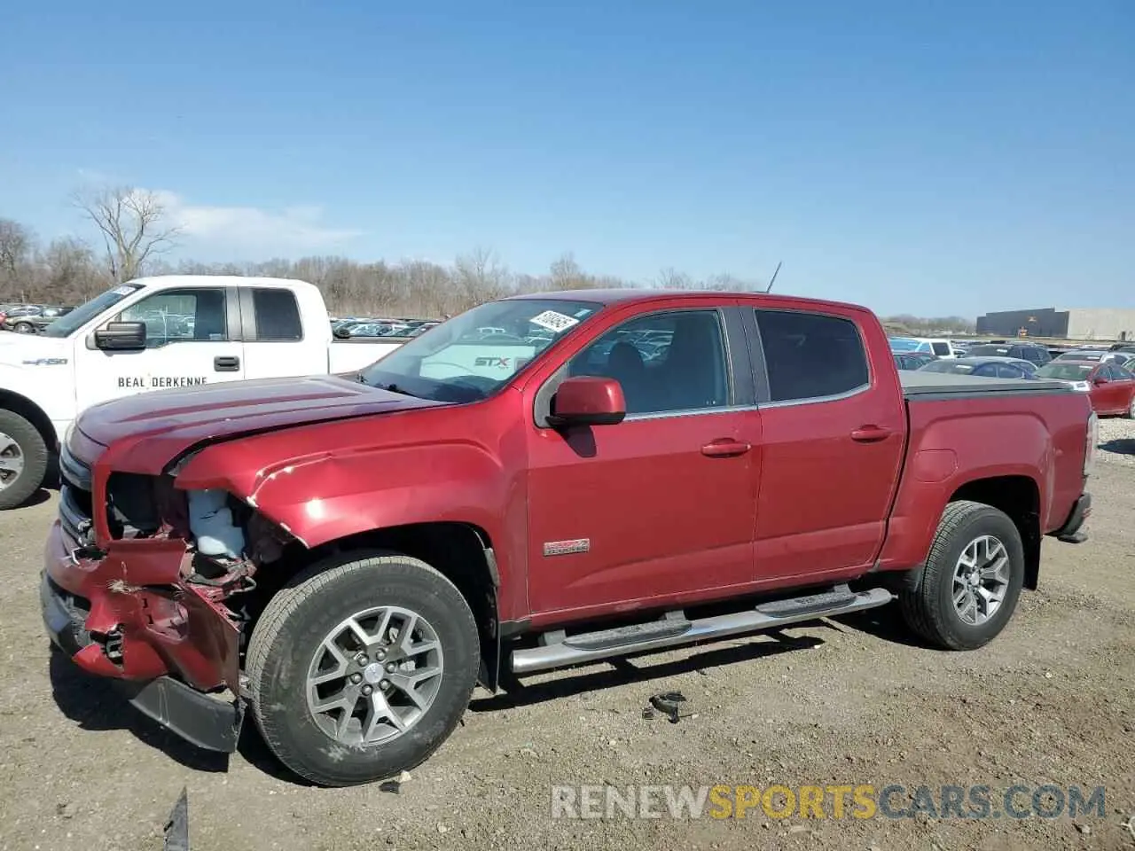 1 Photograph of a damaged car 1GTG6FEN6K1169148 GMC CANYON 2019