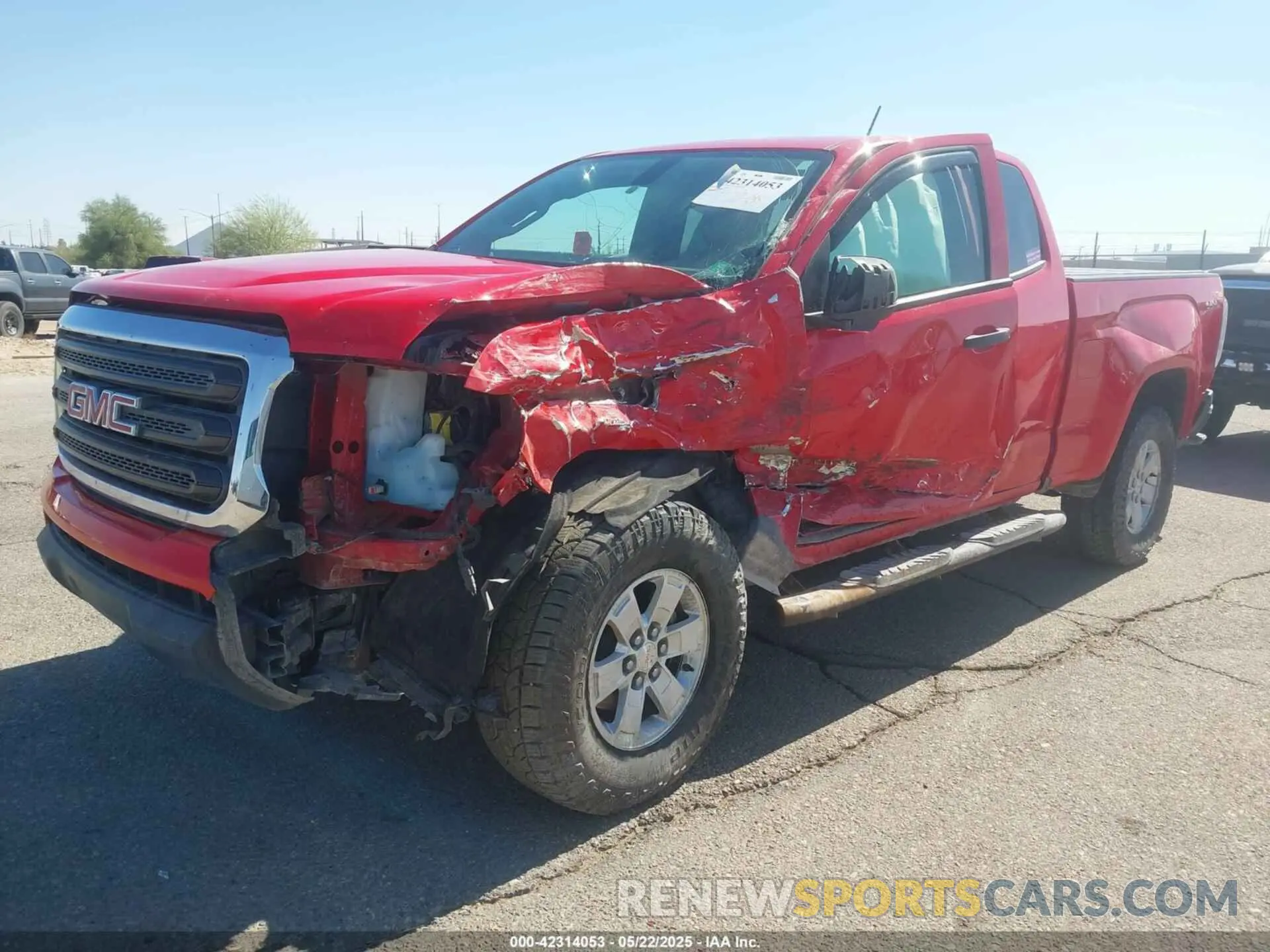 2 Photograph of a damaged car 1GTH6BEN7K1204583 GMC CANYON 2019