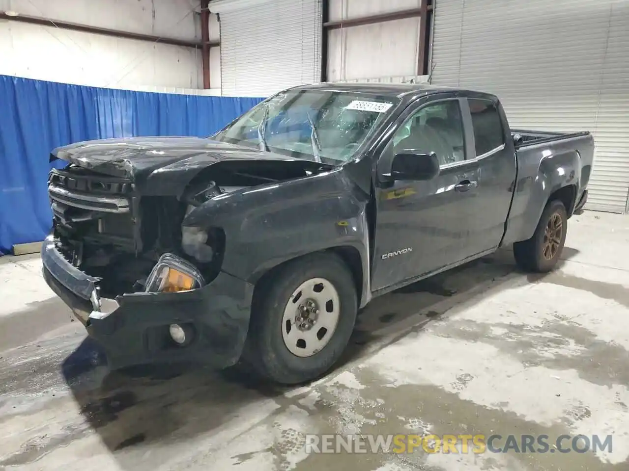 1 Photograph of a damaged car 1GTH6CEN1K1133340 GMC CANYON 2019