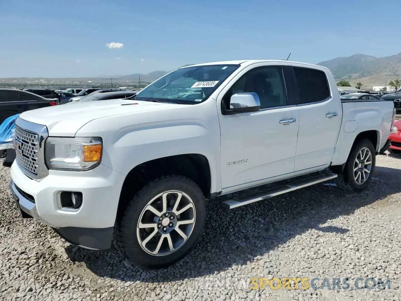 1 Photograph of a damaged car 1GTP6EE11K1292234 GMC CANYON 2019