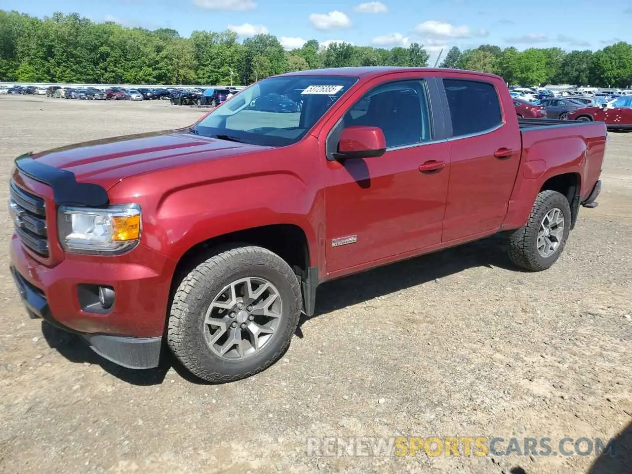 1 Photograph of a damaged car 1GTG6FEN1L1166367 GMC CANYON 2020