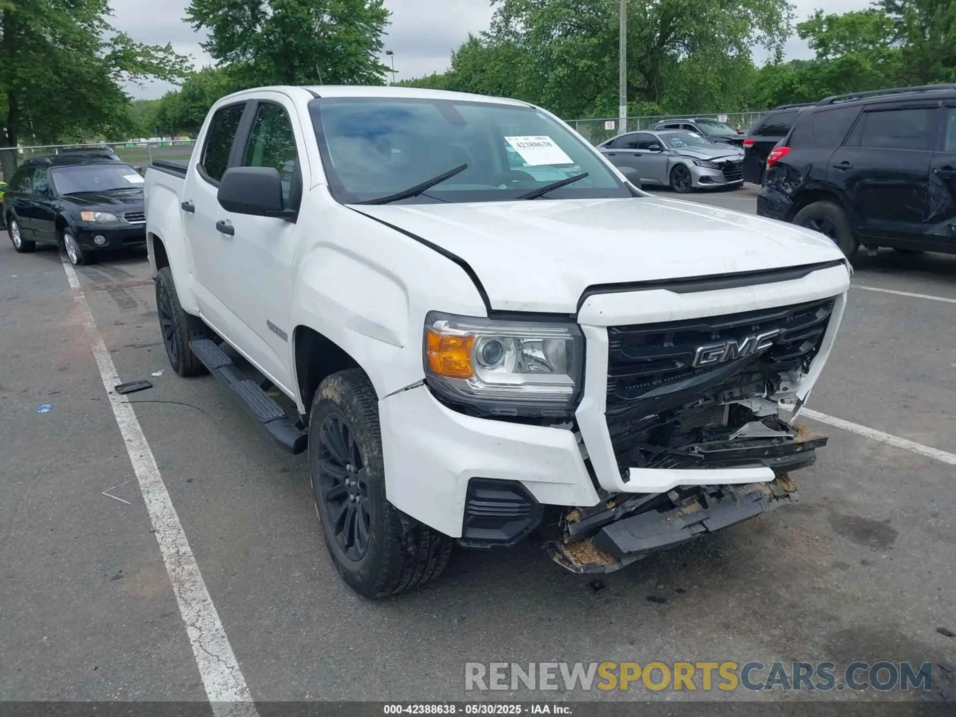 1 Photograph of a damaged car 1GTG5BEN2M1292797 GMC CANYON 2021