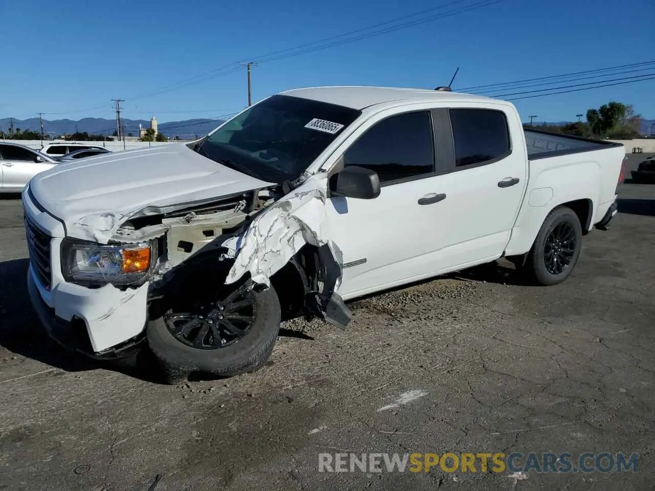 1 Photograph of a damaged car 1GTG5BEN4M1277136 GMC CANYON 2021