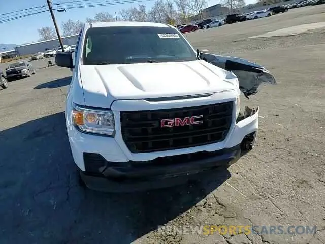 11 Photograph of a damaged car 1GTG5BEN4M1277136 GMC CANYON 2021