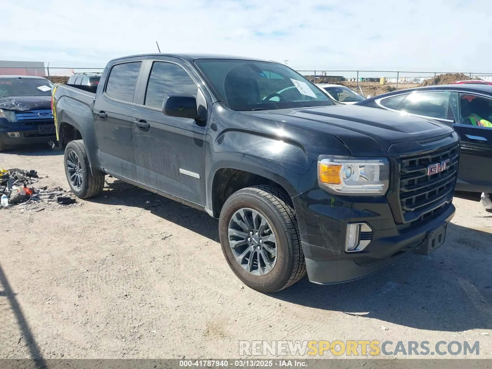1 Photograph of a damaged car 1GTG5CEN8M1210433 GMC CANYON 2021
