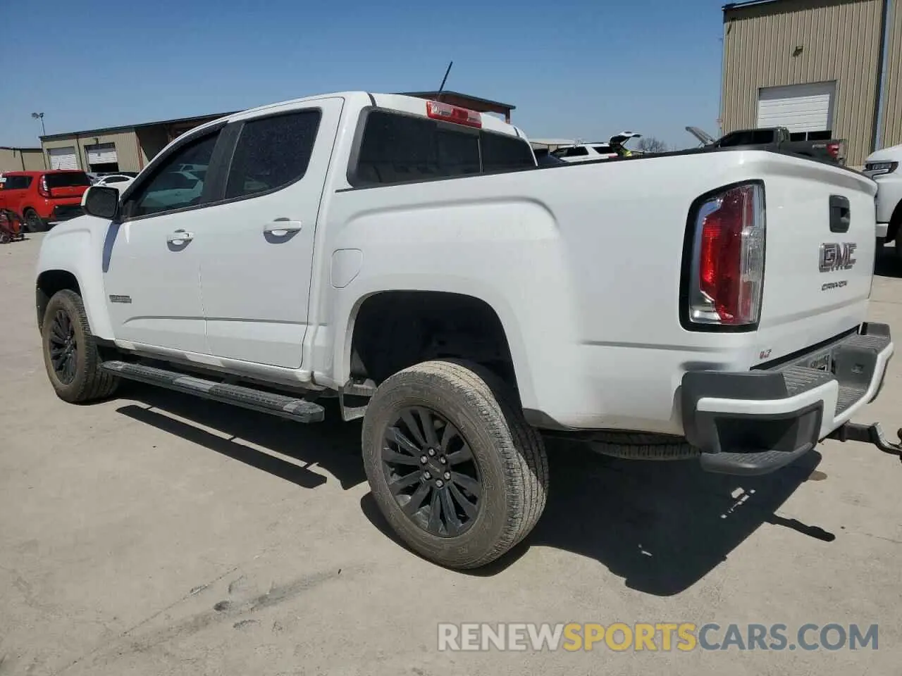 2 Photograph of a damaged car 1GTG5CENXM1293587 GMC CANYON 2021