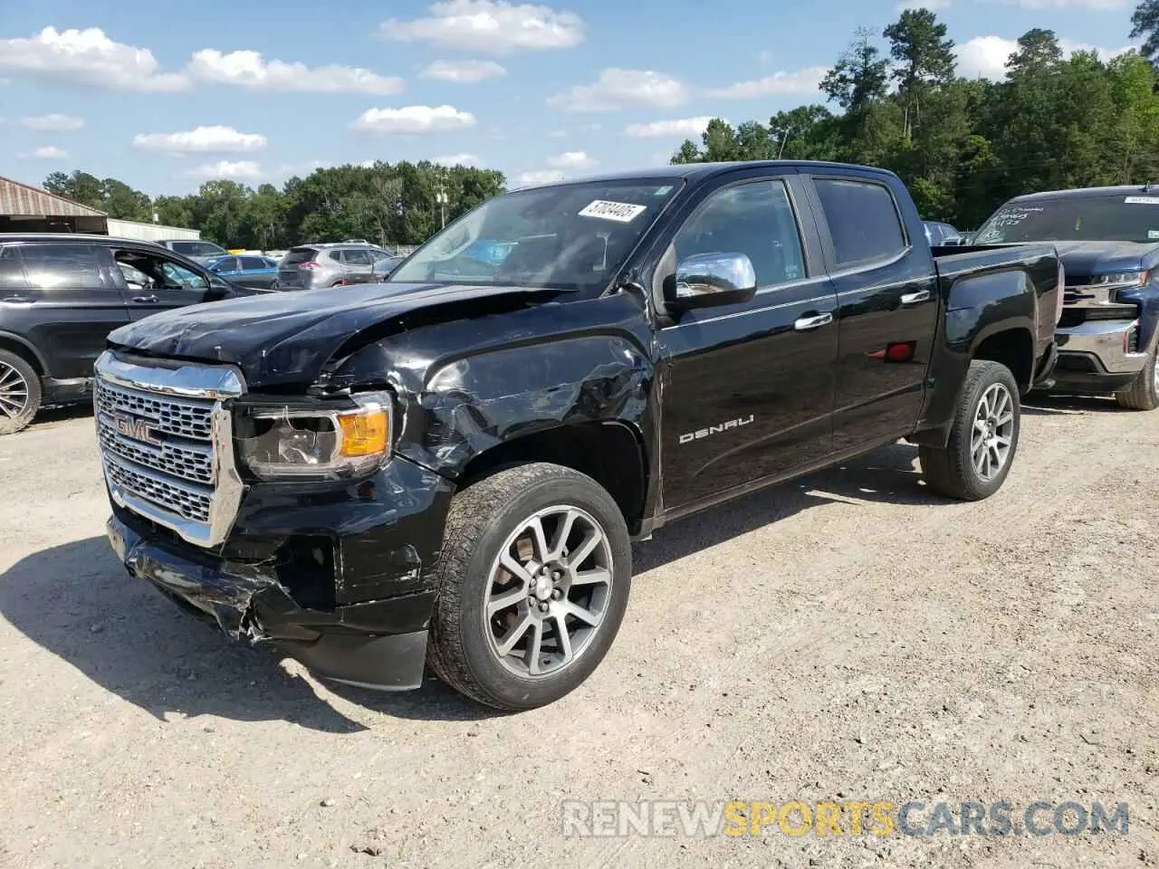 1 Photograph of a damaged car 1GTG5EEN3M1192709 GMC CANYON 2021