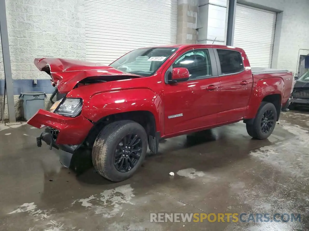 1 Photograph of a damaged car 1GTG6CEN0M1165310 GMC CANYON 2021