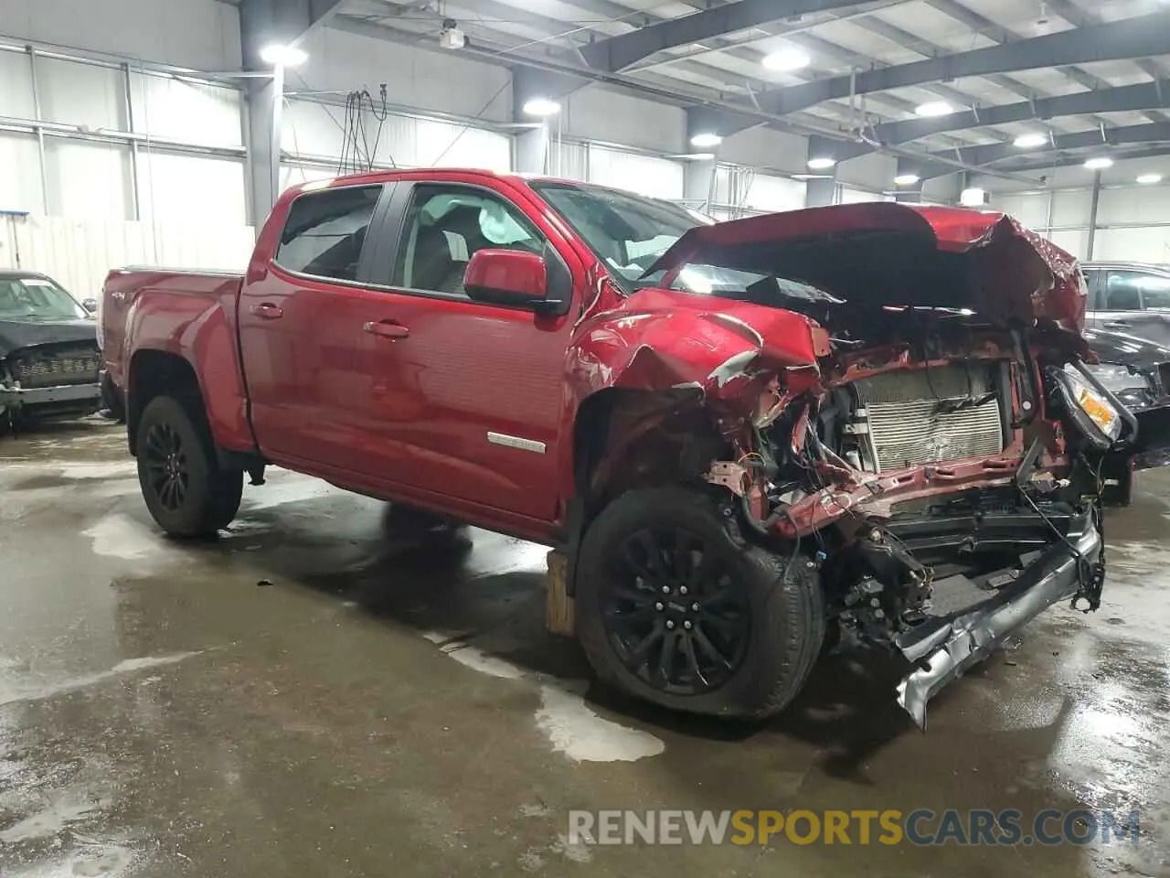 4 Photograph of a damaged car 1GTG6CEN0M1165310 GMC CANYON 2021