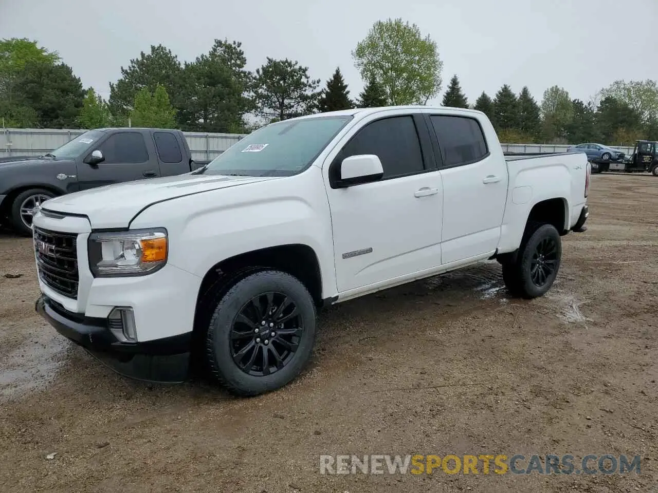 1 Photograph of a damaged car 1GTG6CEN1M1158799 GMC CANYON 2021