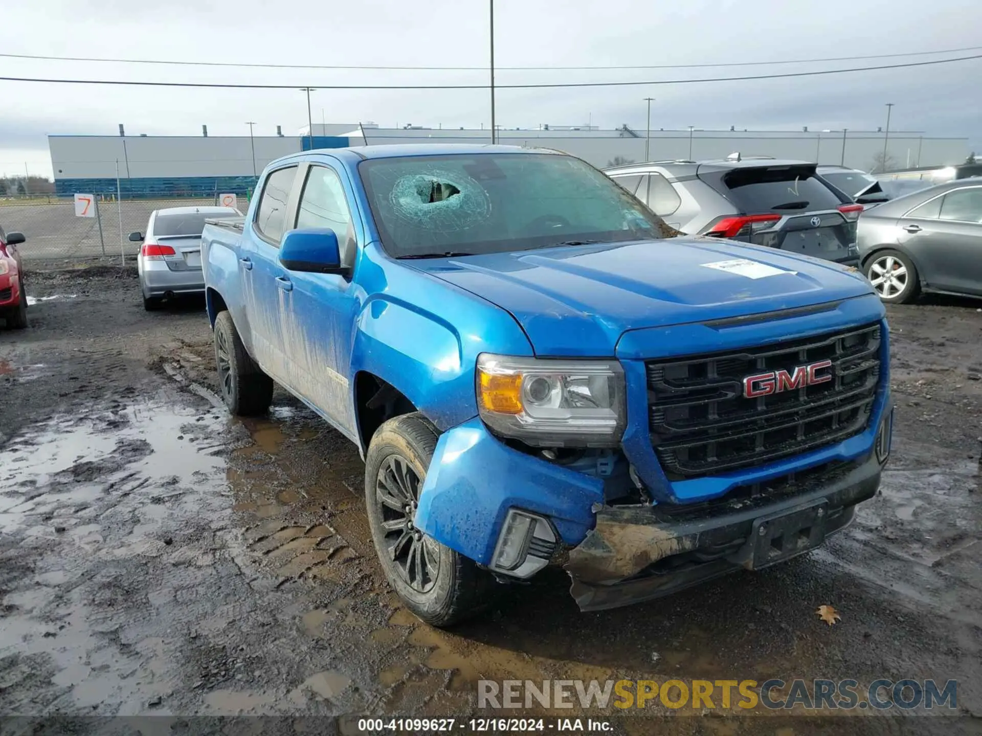 6 Photograph of a damaged car 1GTG6CEN1M1245554 GMC CANYON 2021