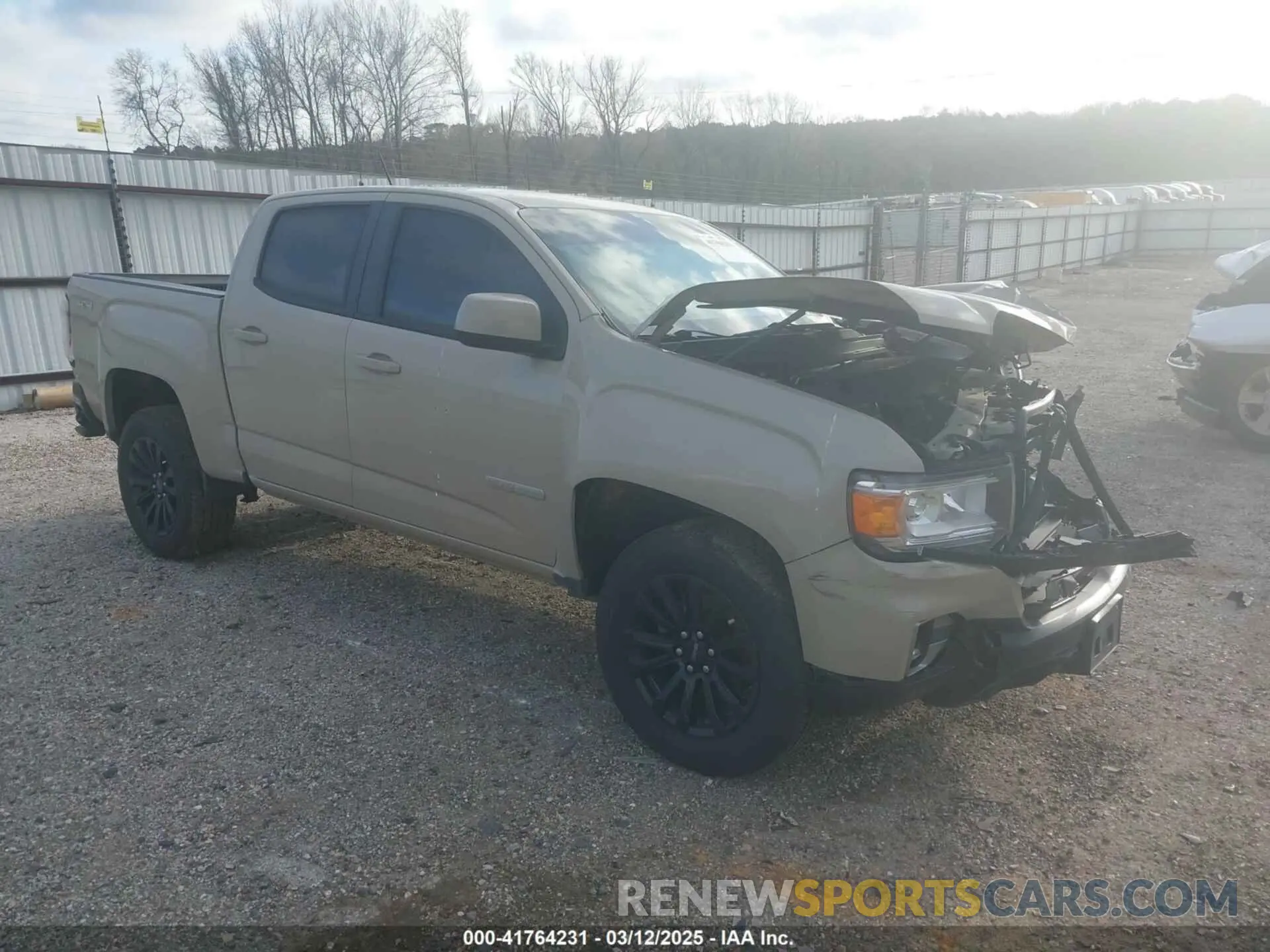 1 Photograph of a damaged car 1GTG6CEN4M1279682 GMC CANYON 2021