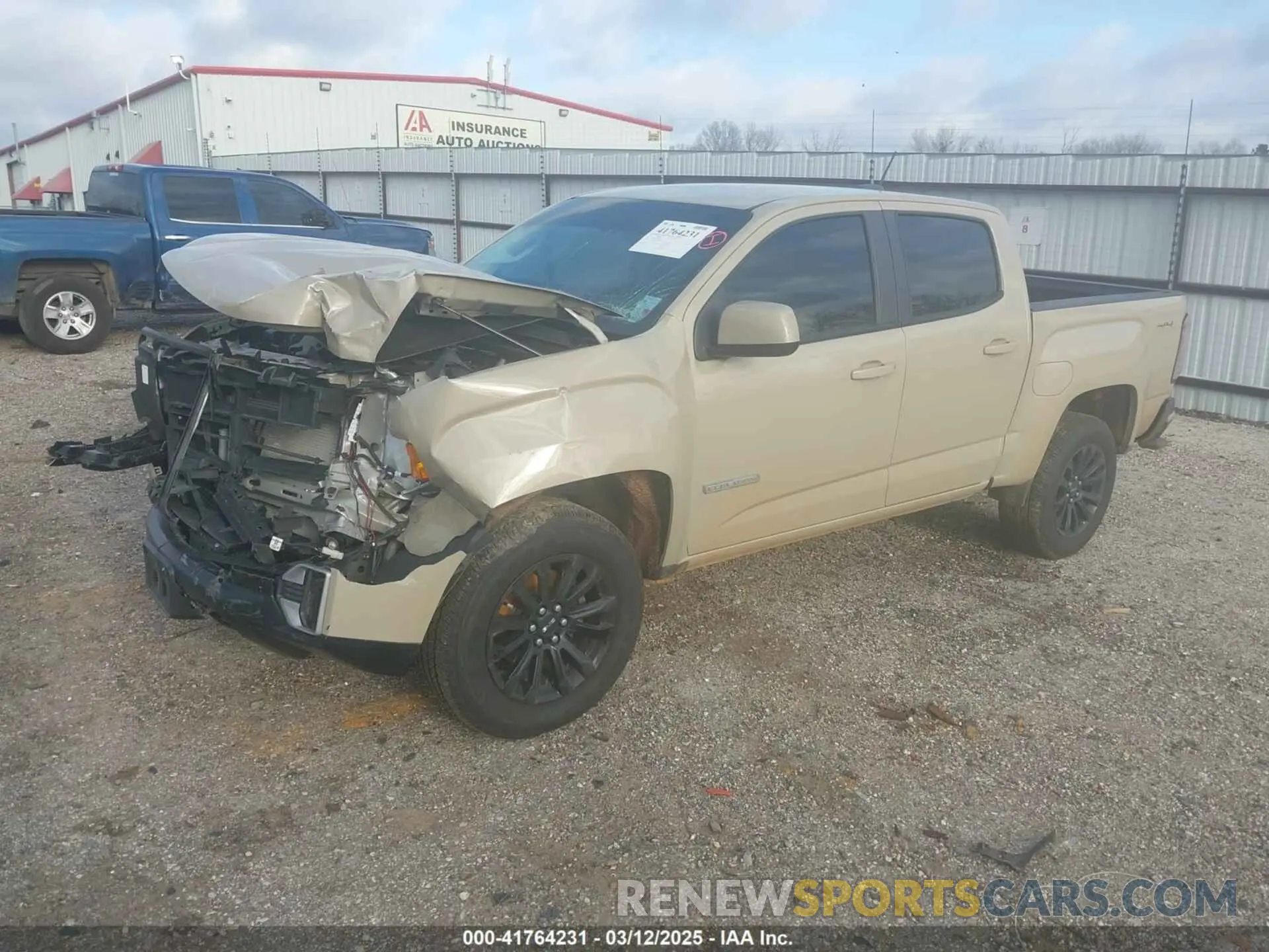 2 Photograph of a damaged car 1GTG6CEN4M1279682 GMC CANYON 2021
