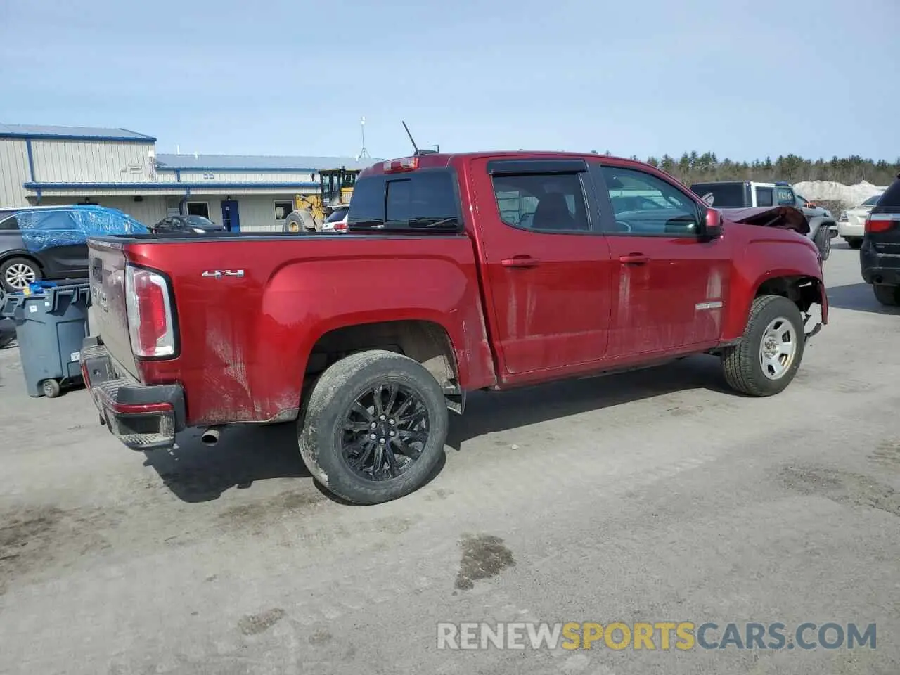 3 Photograph of a damaged car 1GTG6CEN6M1165554 GMC CANYON 2021