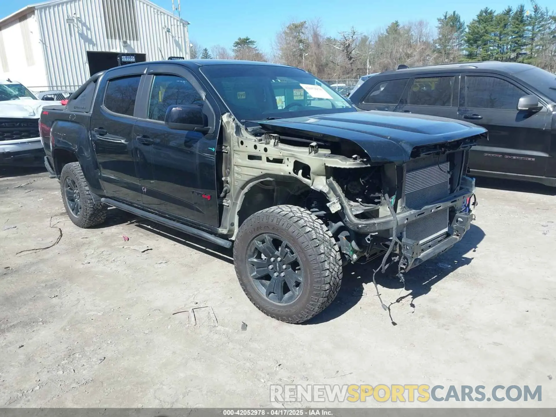 1 Photograph of a damaged car 1GTG6FEN4M1255075 GMC CANYON 2021