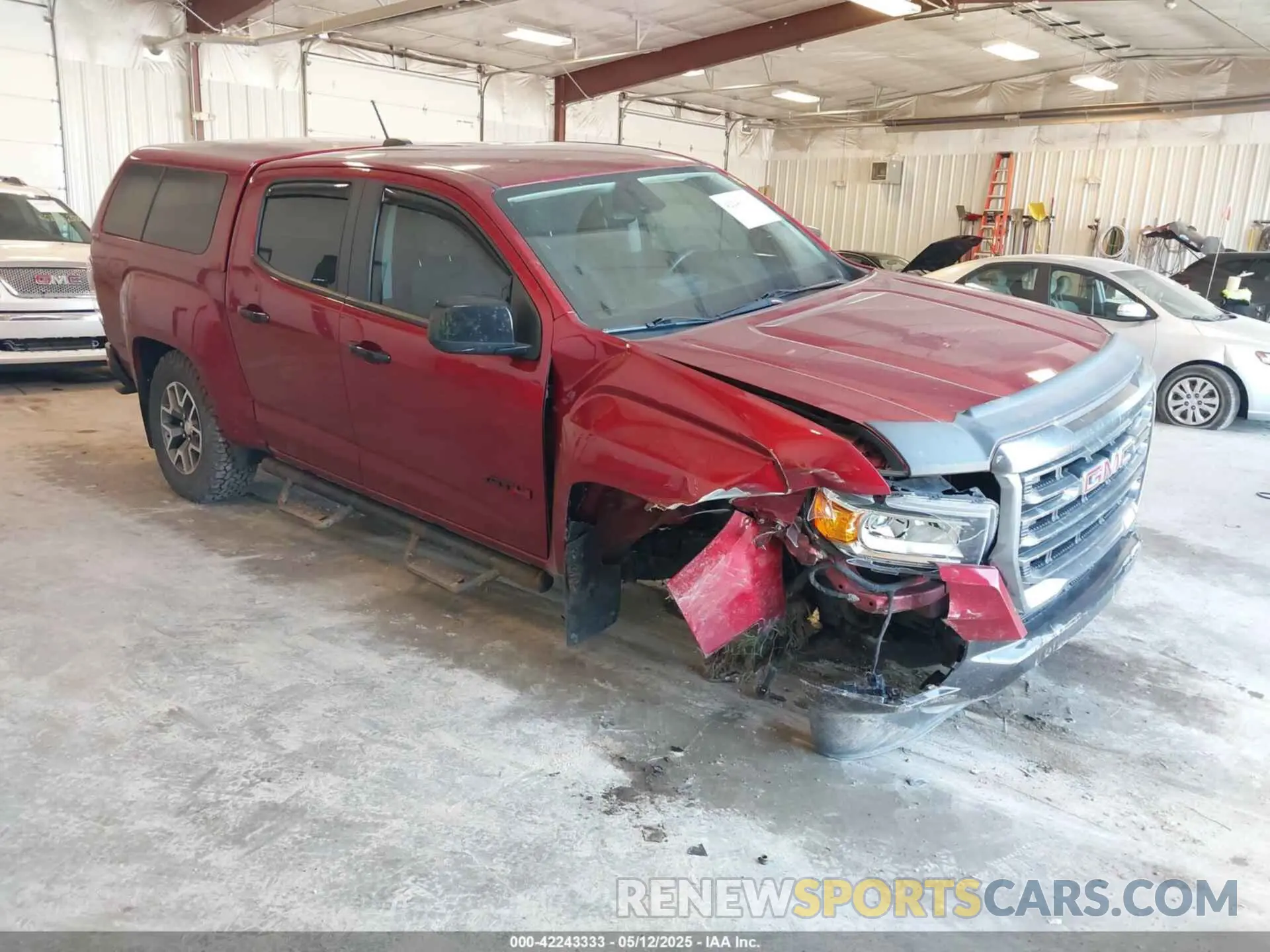 1 Photograph of a damaged car 1GTG6FEN7M1160316 GMC CANYON 2021
