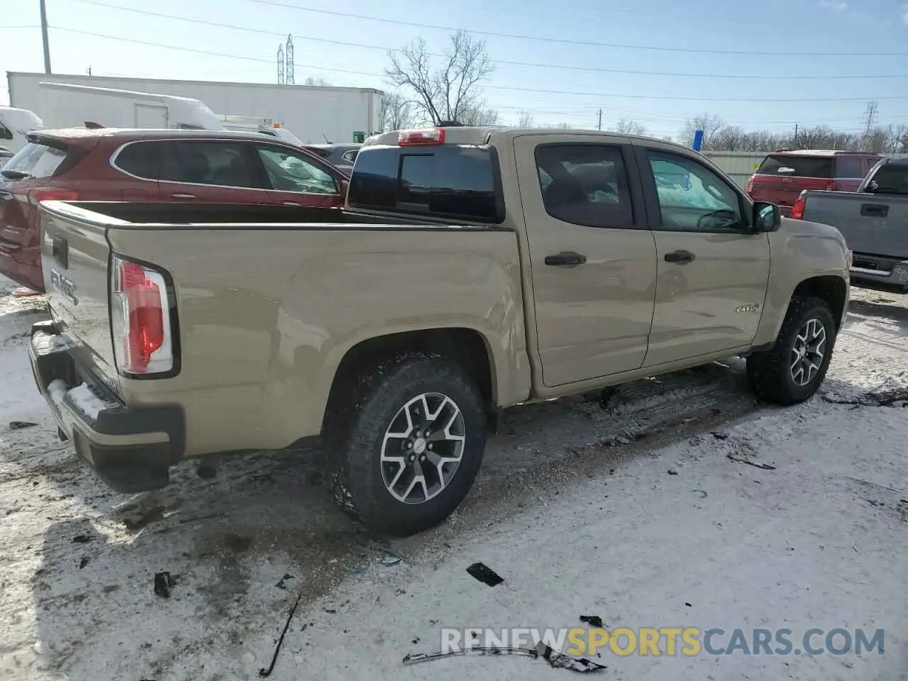3 Photograph of a damaged car 1GTG6FEN8M1157828 GMC CANYON 2021