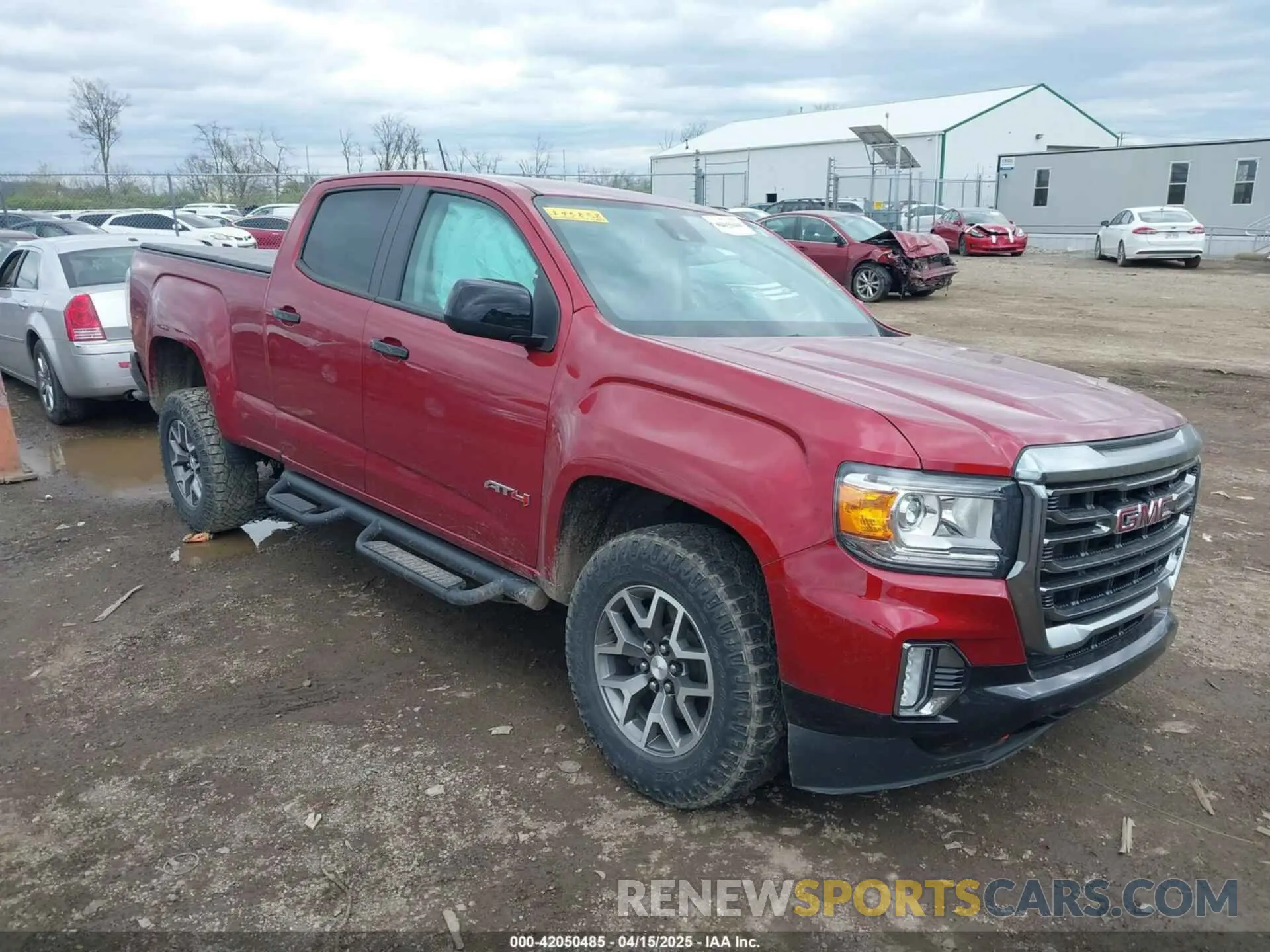 1 Photograph of a damaged car 1GTG6FEN8M1245858 GMC CANYON 2021