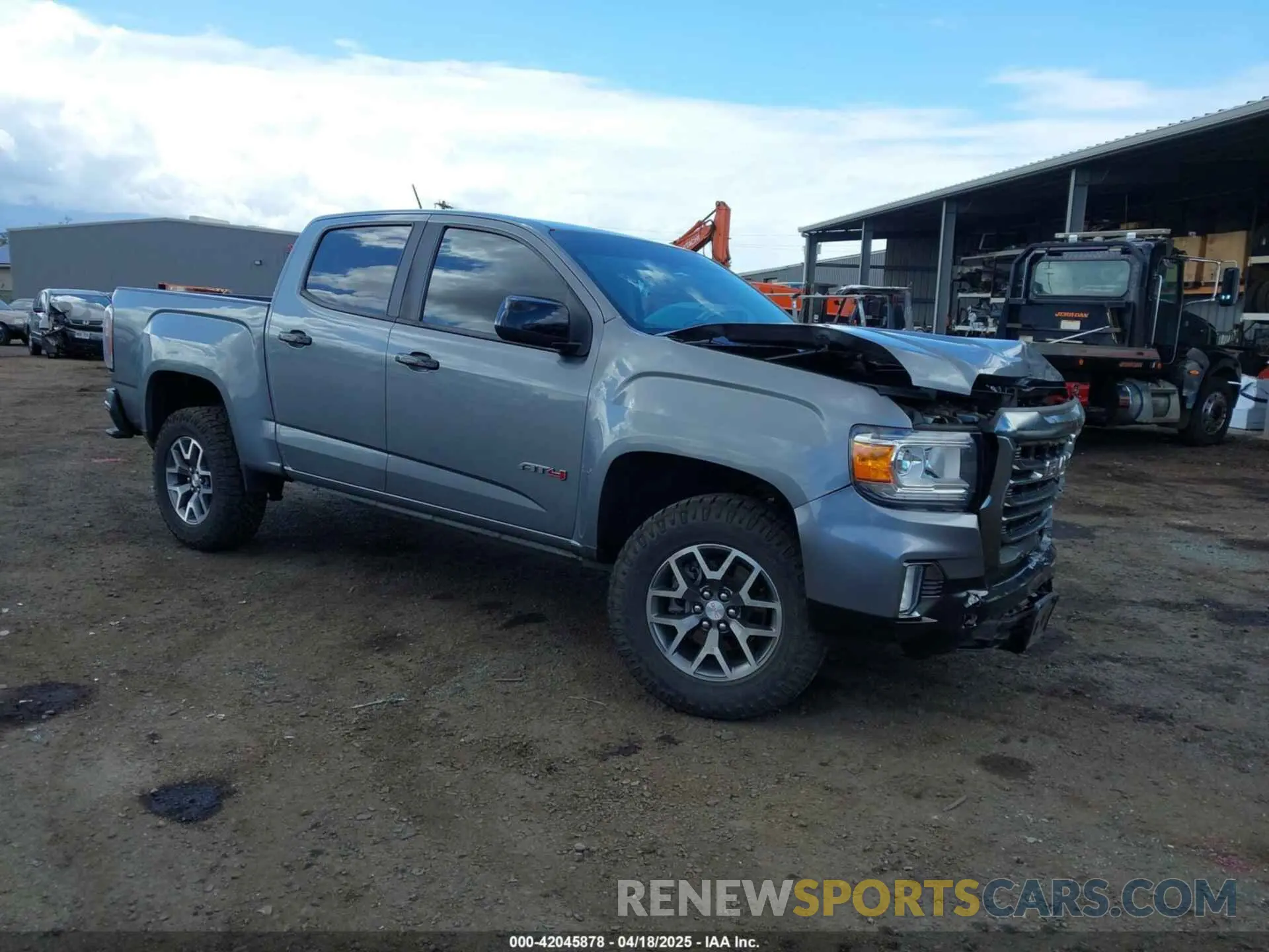1 Photograph of a damaged car 1GTG6FEN8M1275345 GMC CANYON 2021