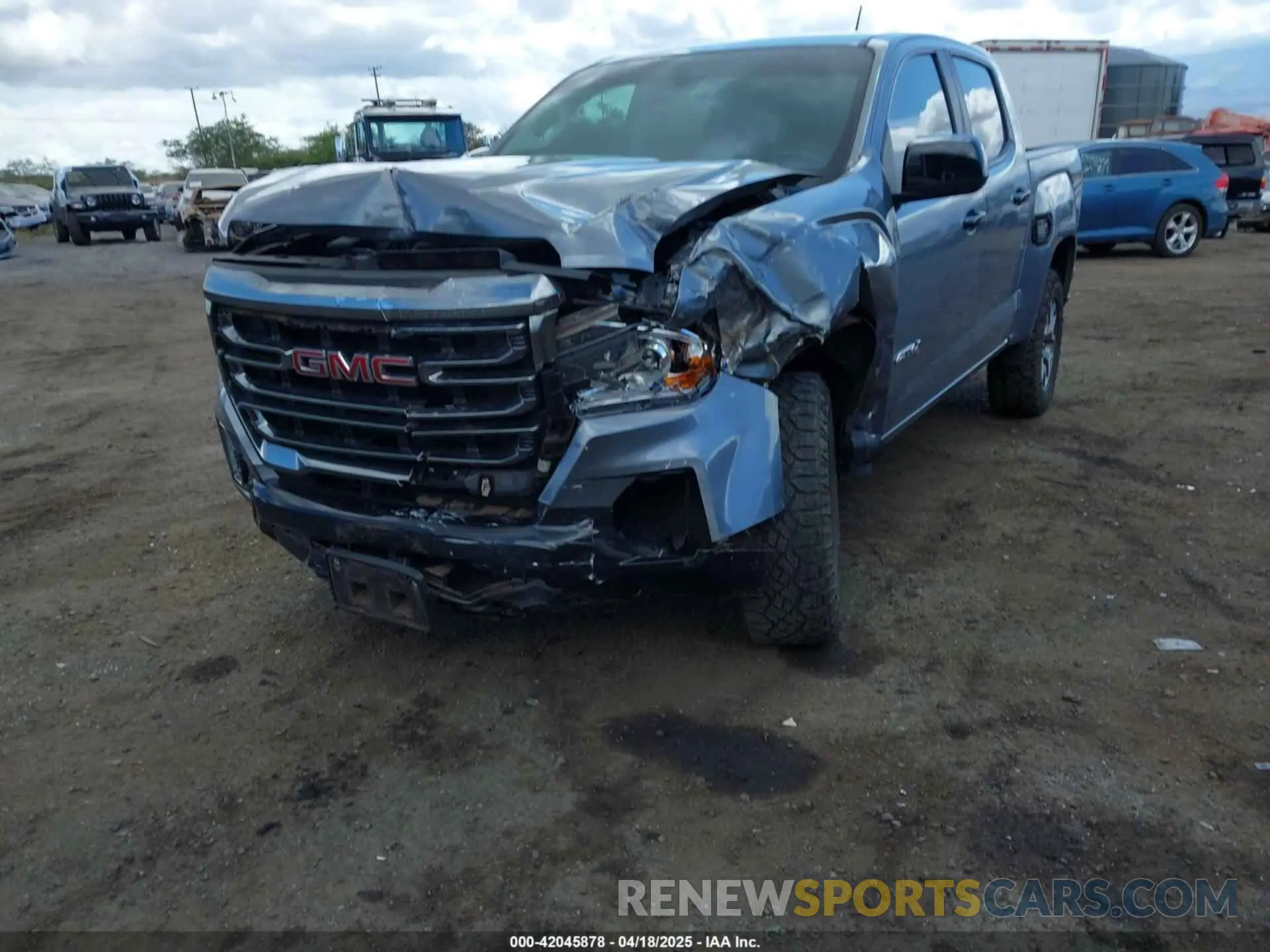 6 Photograph of a damaged car 1GTG6FEN8M1275345 GMC CANYON 2021