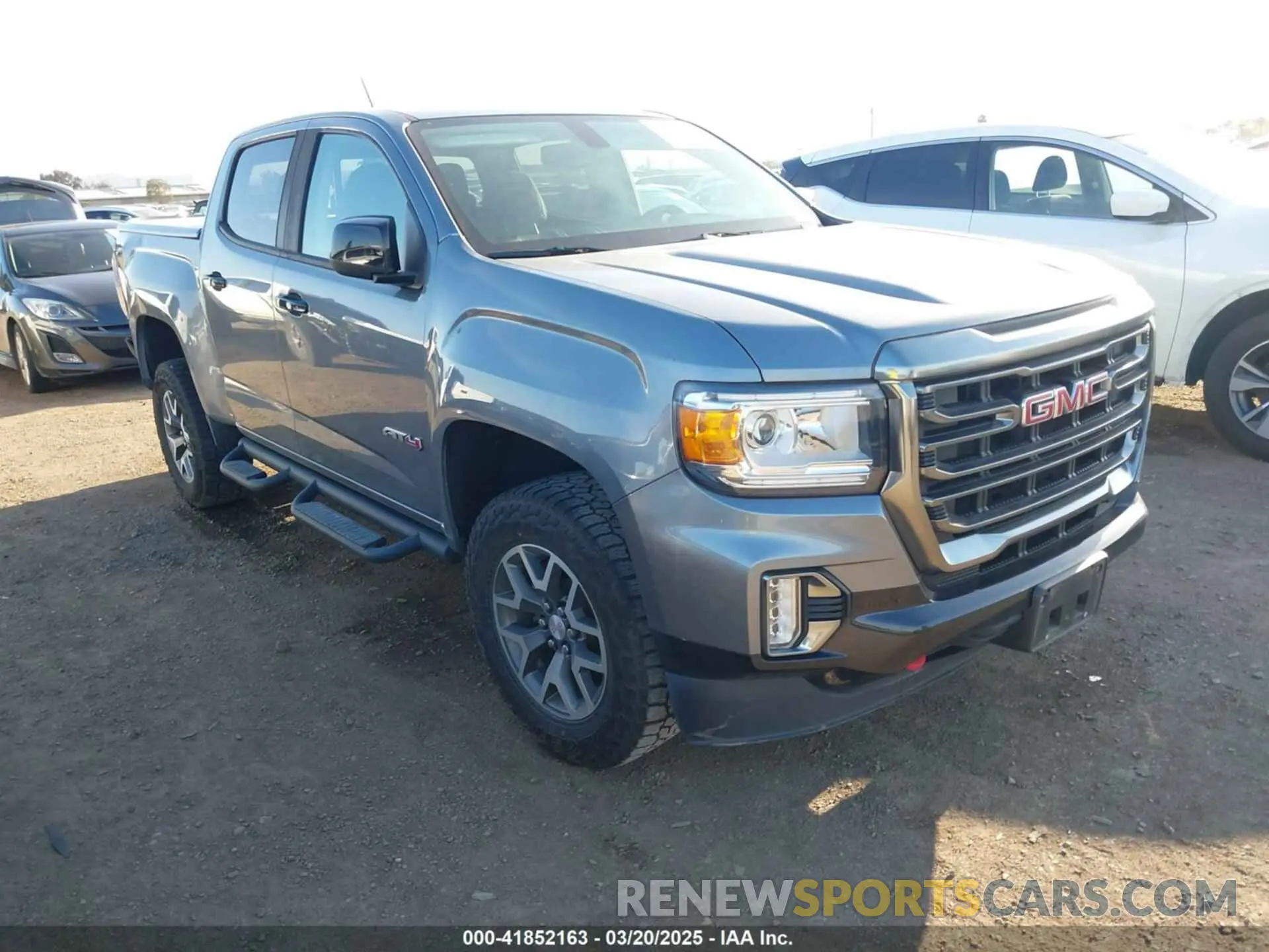 1 Photograph of a damaged car 1GTG6FEN9M1123638 GMC CANYON 2021