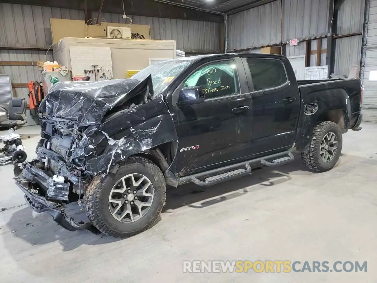 1 Photograph of a damaged car 1GTG6FEN9M1155439 GMC CANYON 2021