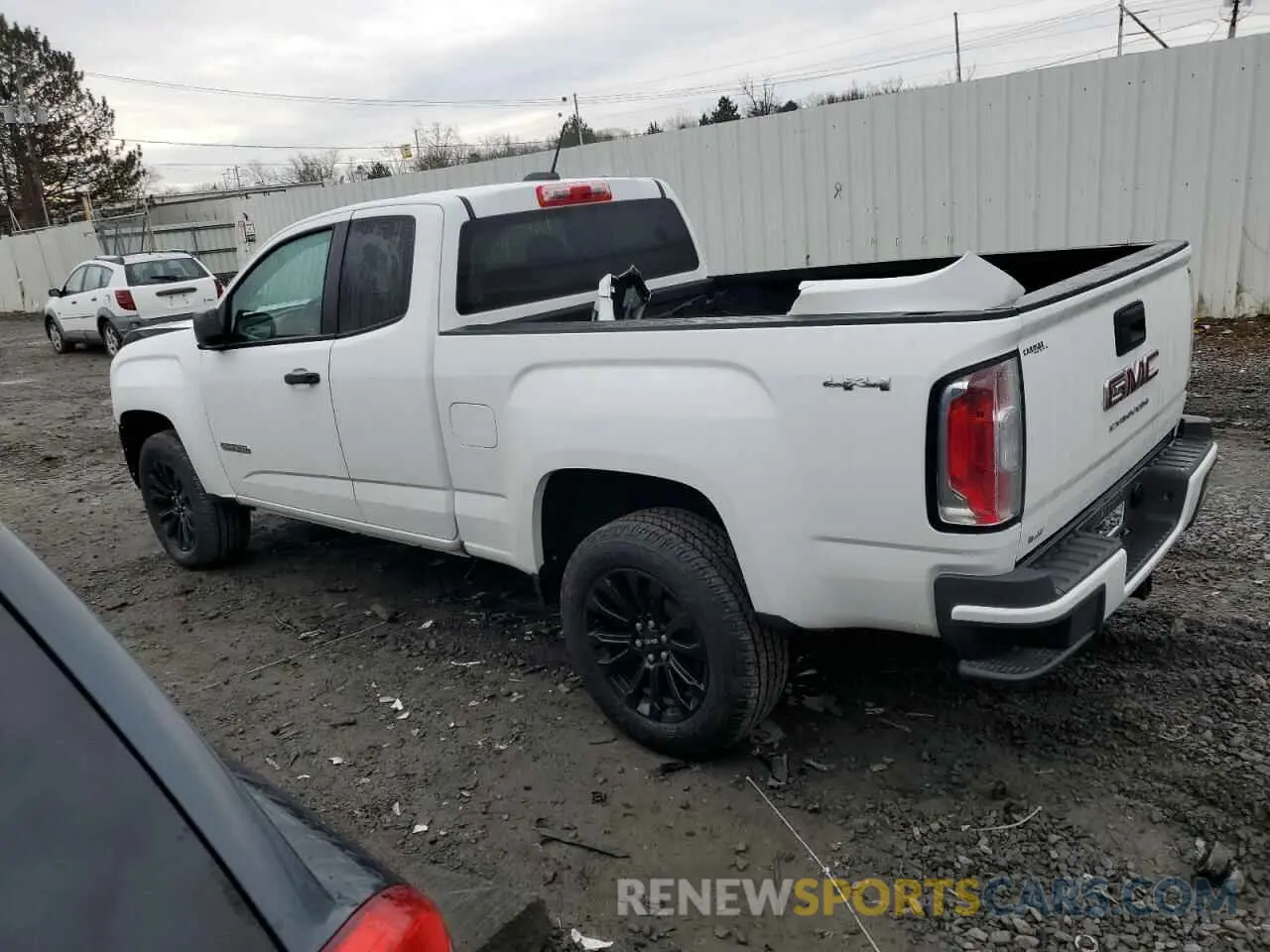 2 Photograph of a damaged car 1GTH6BEN1M1289178 GMC CANYON 2021