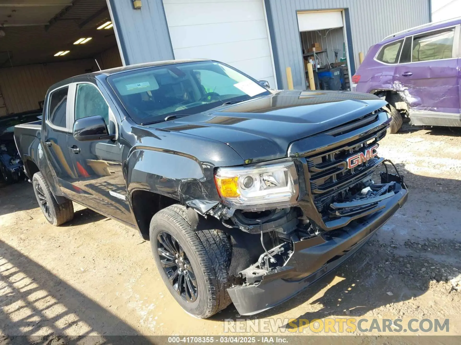 1 Photograph of a damaged car 1GTG5CEN5N1119458 GMC CANYON 2022