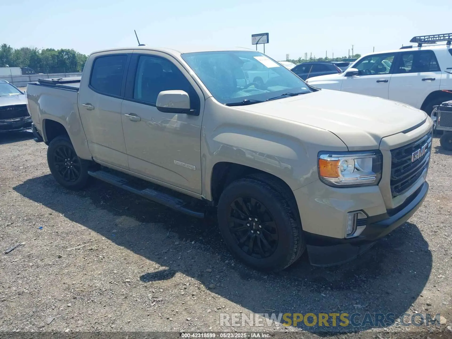1 Photograph of a damaged car 1GTG6CEN7N1255314 GMC CANYON 2022