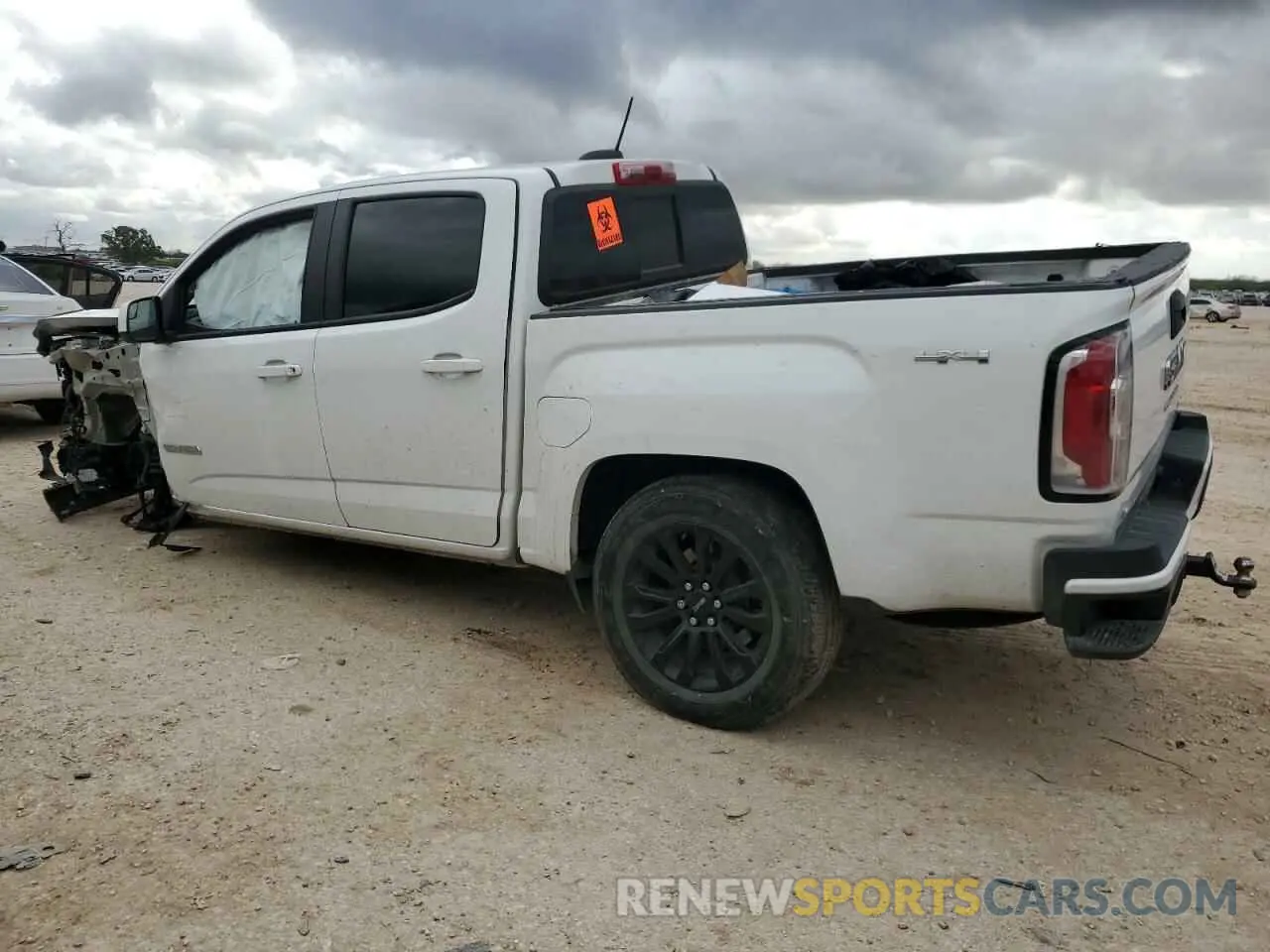 2 Photograph of a damaged car 1GTG6CEN8N1246041 GMC CANYON 2022