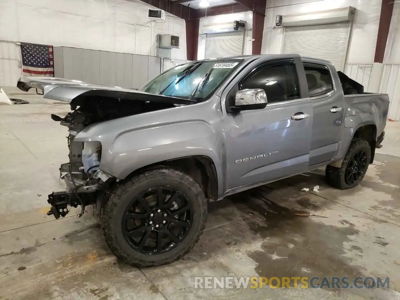 1 Photograph of a damaged car 1GTG6EEN2N1166102 GMC CANYON 2022