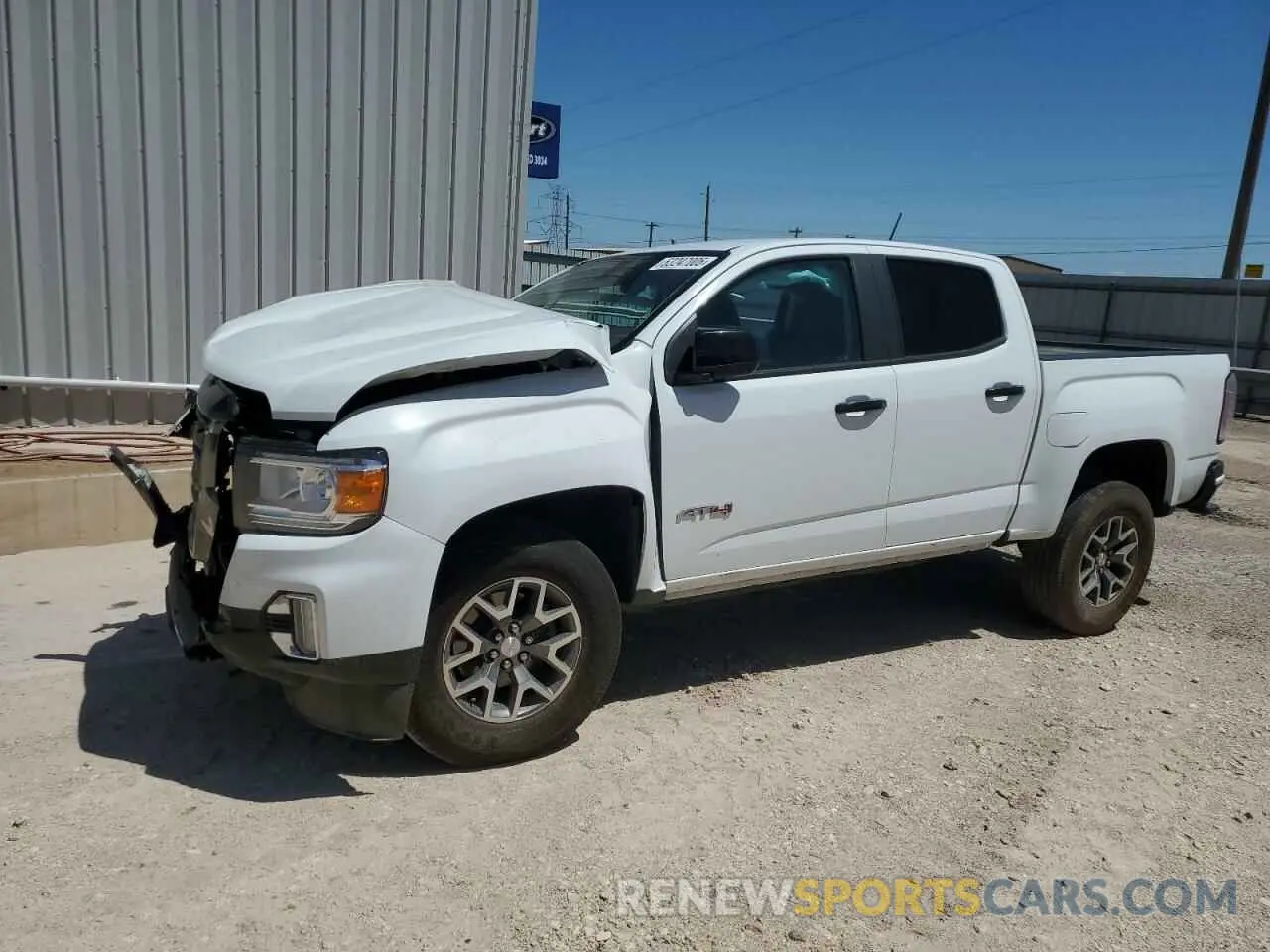 1 Photograph of a damaged car 1GTG6FEN2N1210072 GMC CANYON 2022