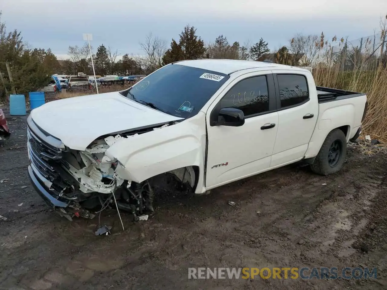 1 Photograph of a damaged car 1GTG6FEN3N1276940 GMC CANYON 2022