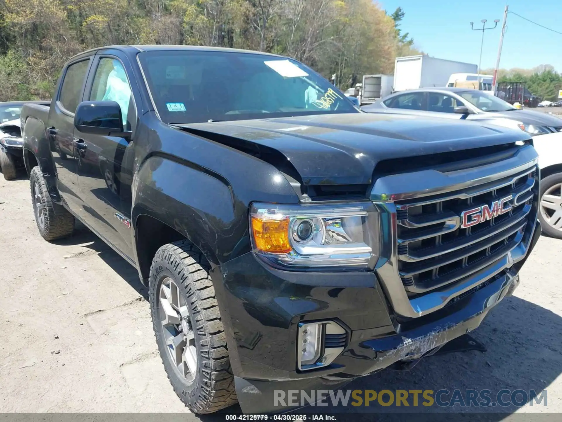 1 Photograph of a damaged car 1GTG6FEN5N1158498 GMC CANYON 2022
