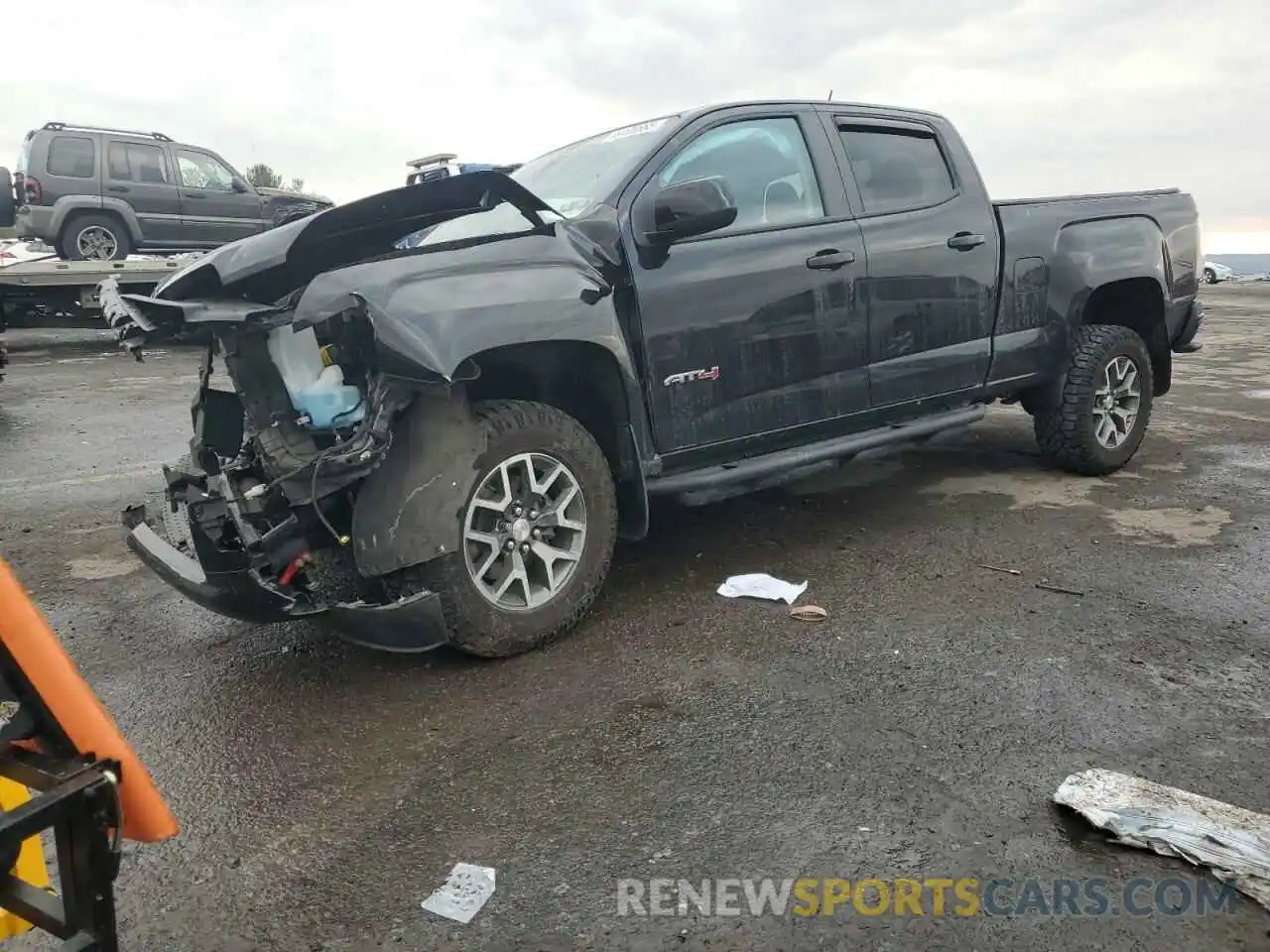 1 Photograph of a damaged car 1GTG6FEN7N1293630 GMC CANYON 2022