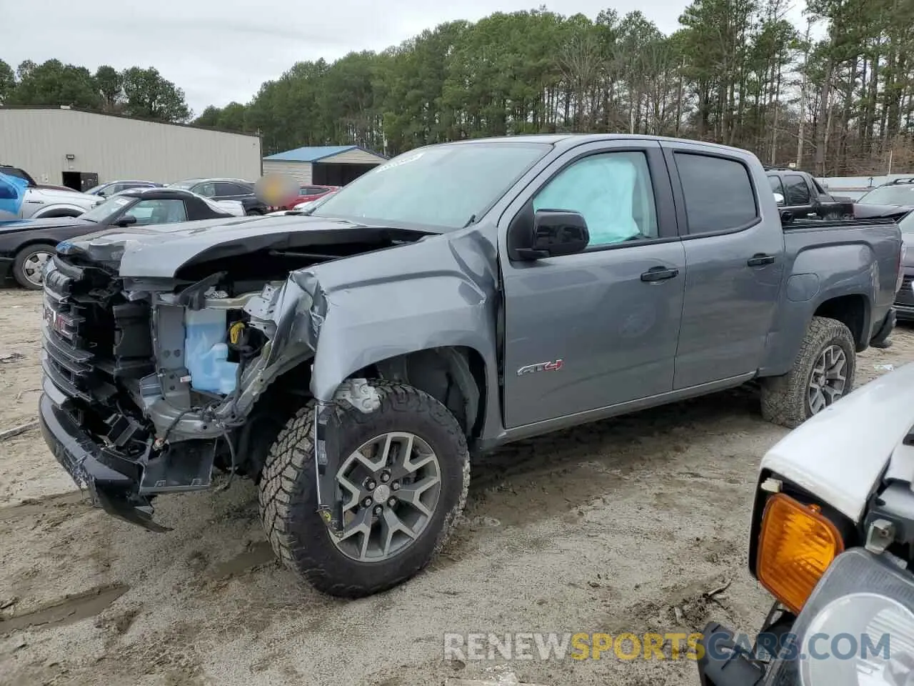 1 Photograph of a damaged car 1GTG6FENXN1274389 GMC CANYON 2022