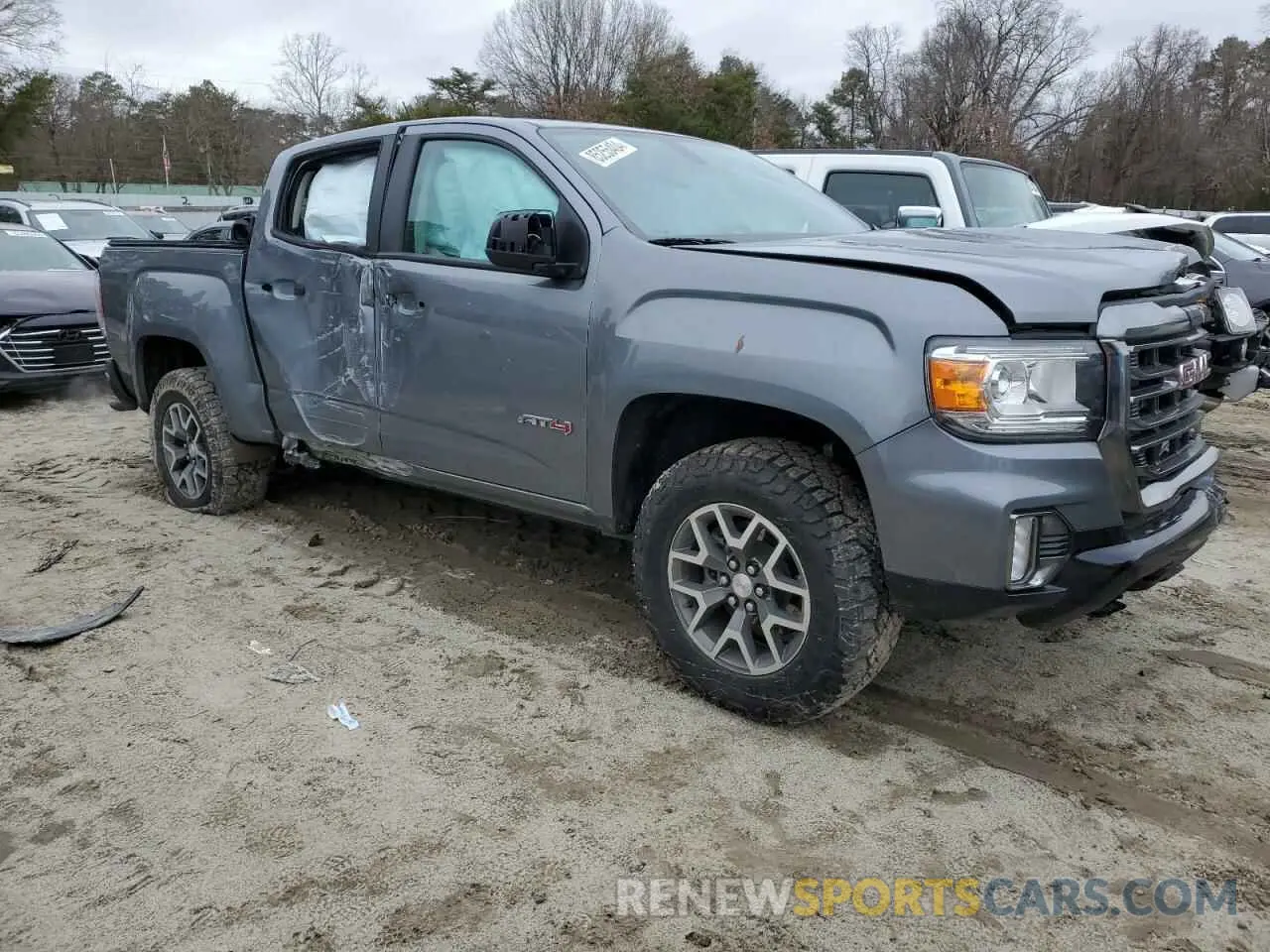 4 Photograph of a damaged car 1GTG6FENXN1274389 GMC CANYON 2022