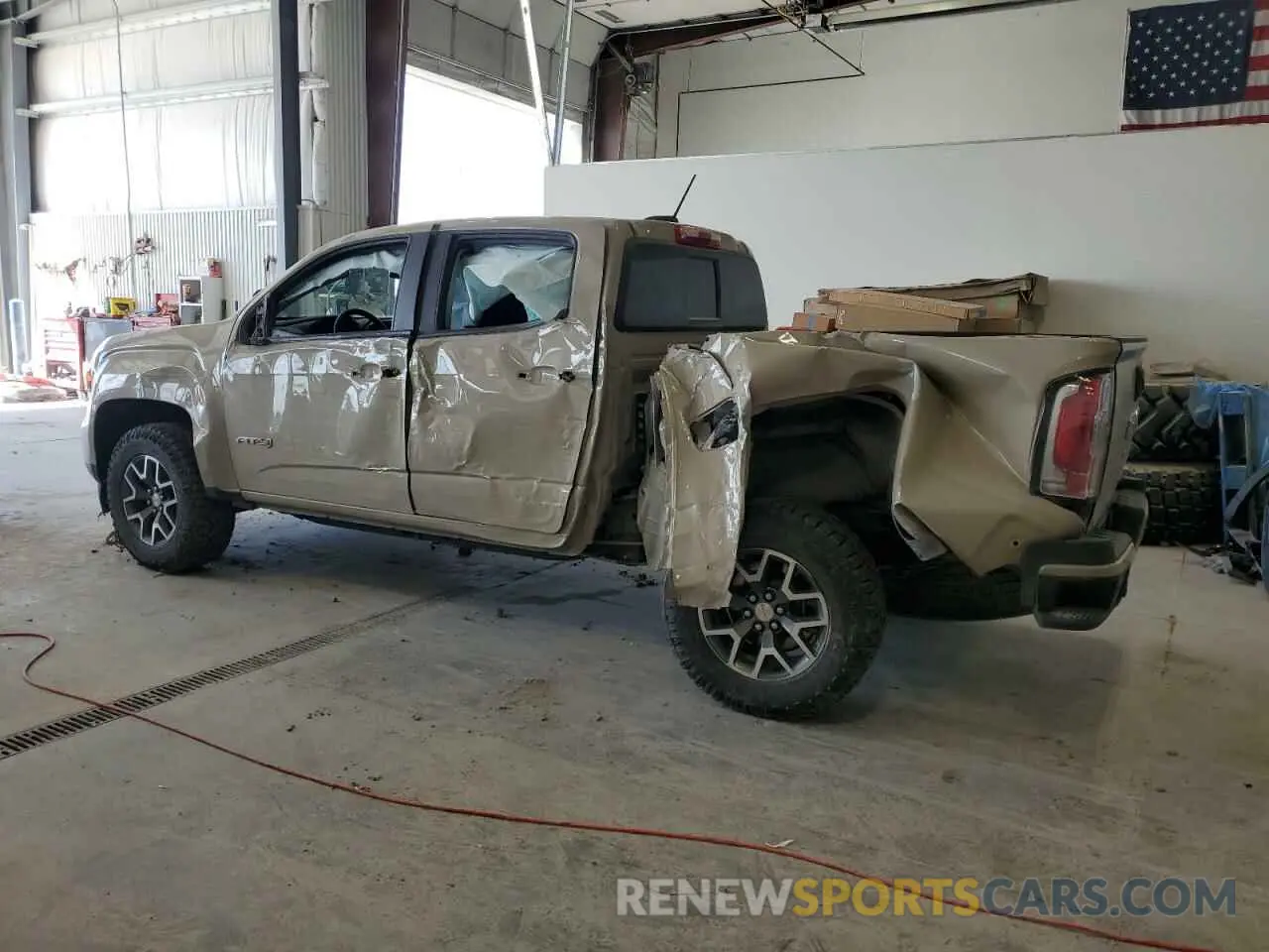 2 Photograph of a damaged car 1GTG6FENXN1283495 GMC CANYON 2022