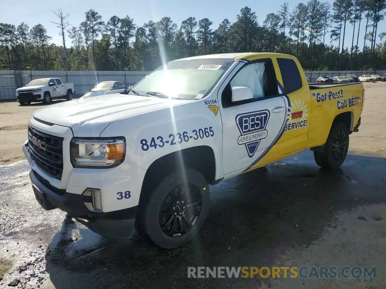 1 Photograph of a damaged car 1GTH5CEN2N1194249 GMC CANYON 2022