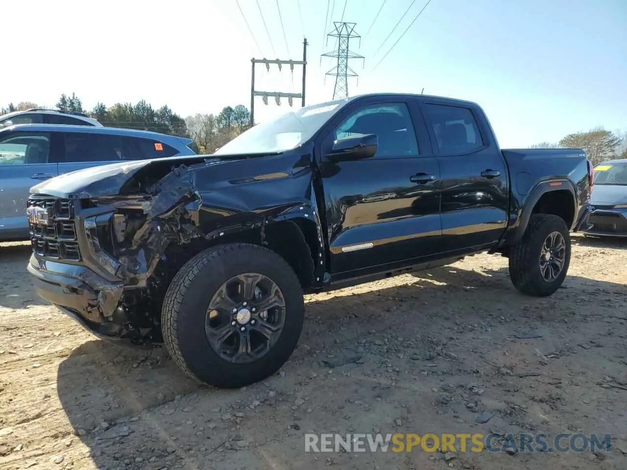 1 Photograph of a damaged car 1GTP6BEK8R1233747 GMC CANYON 2024