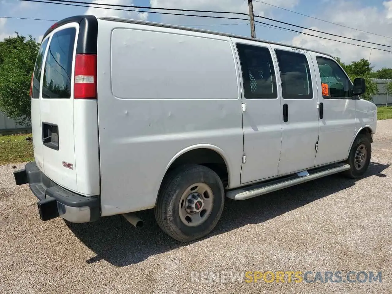 3 Photograph of a damaged car 1GTW7AFGXK1216533 GMC SAVANA 2019