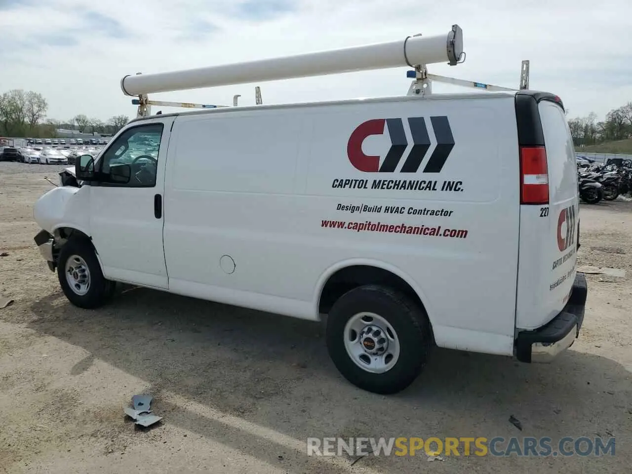 2 Photograph of a damaged car 1GTW7AF76M1181413 GMC SAVANA 2021