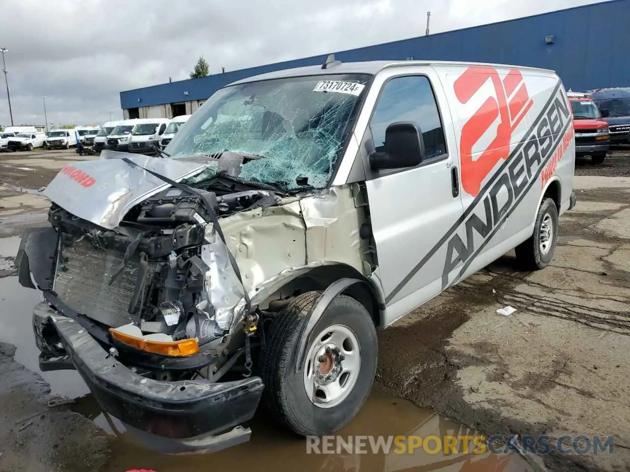 1 Photograph of a damaged car 1GTW7AFP2P1110553 GMC SAVANA 2023