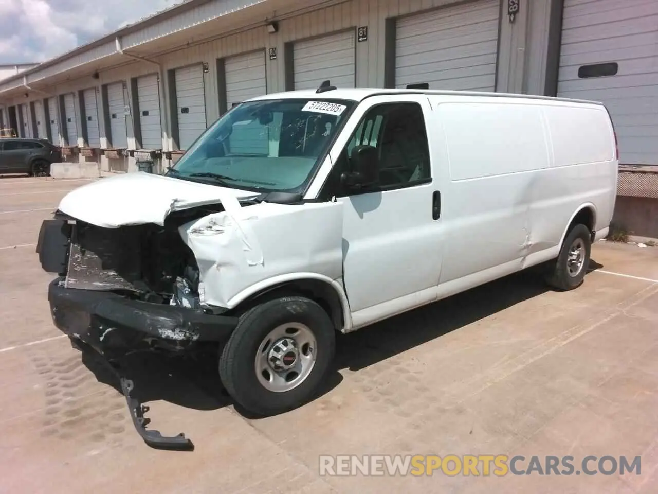 1 Photograph of a damaged car 1GTW7BFPXP1105624 GMC SAVANA 2023