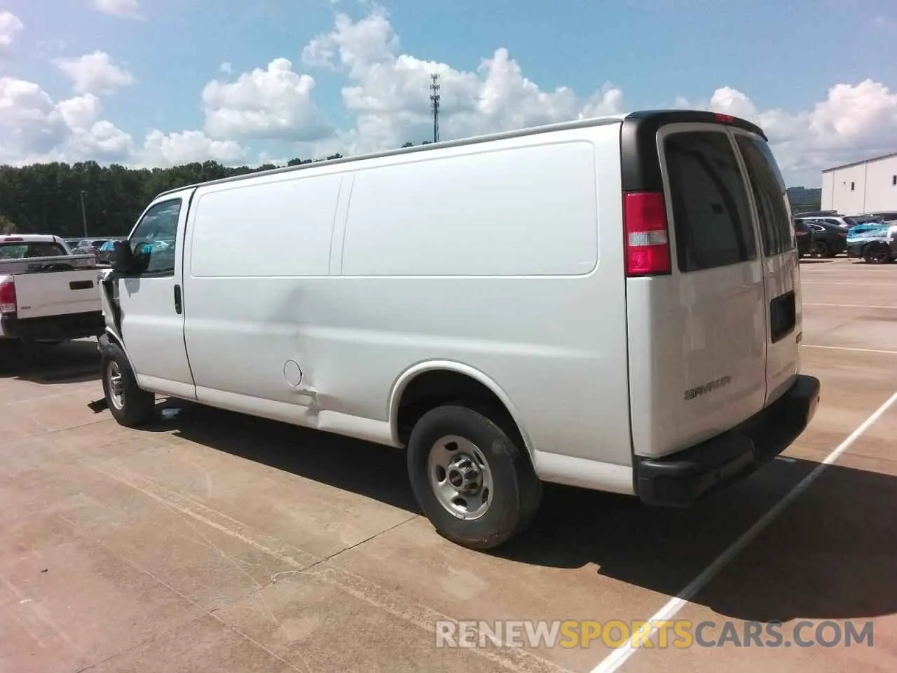 2 Photograph of a damaged car 1GTW7BFPXP1105624 GMC SAVANA 2023