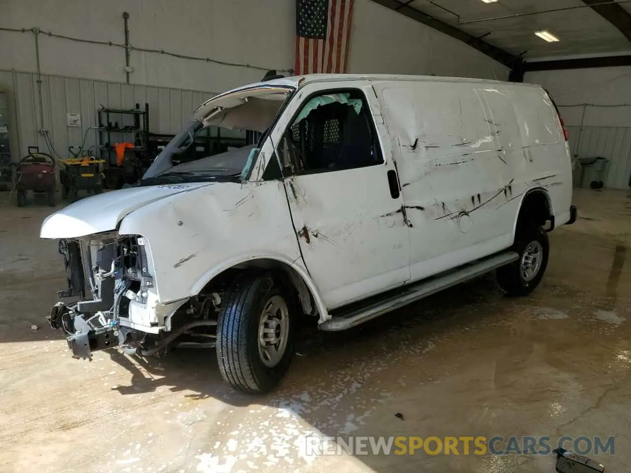 1 Photograph of a damaged car 1GTW7AFP7R1159900 GMC SAVANA 2024